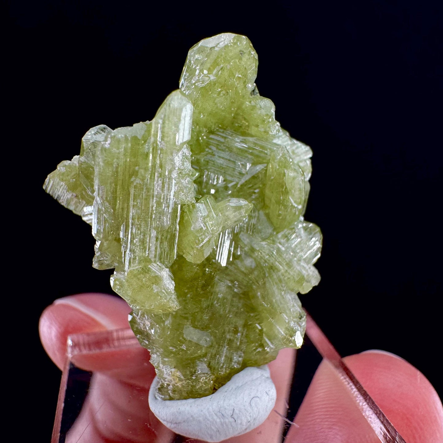 Vesuvianite (Canada) | green vesuvianite crystal, rare mineral specimen