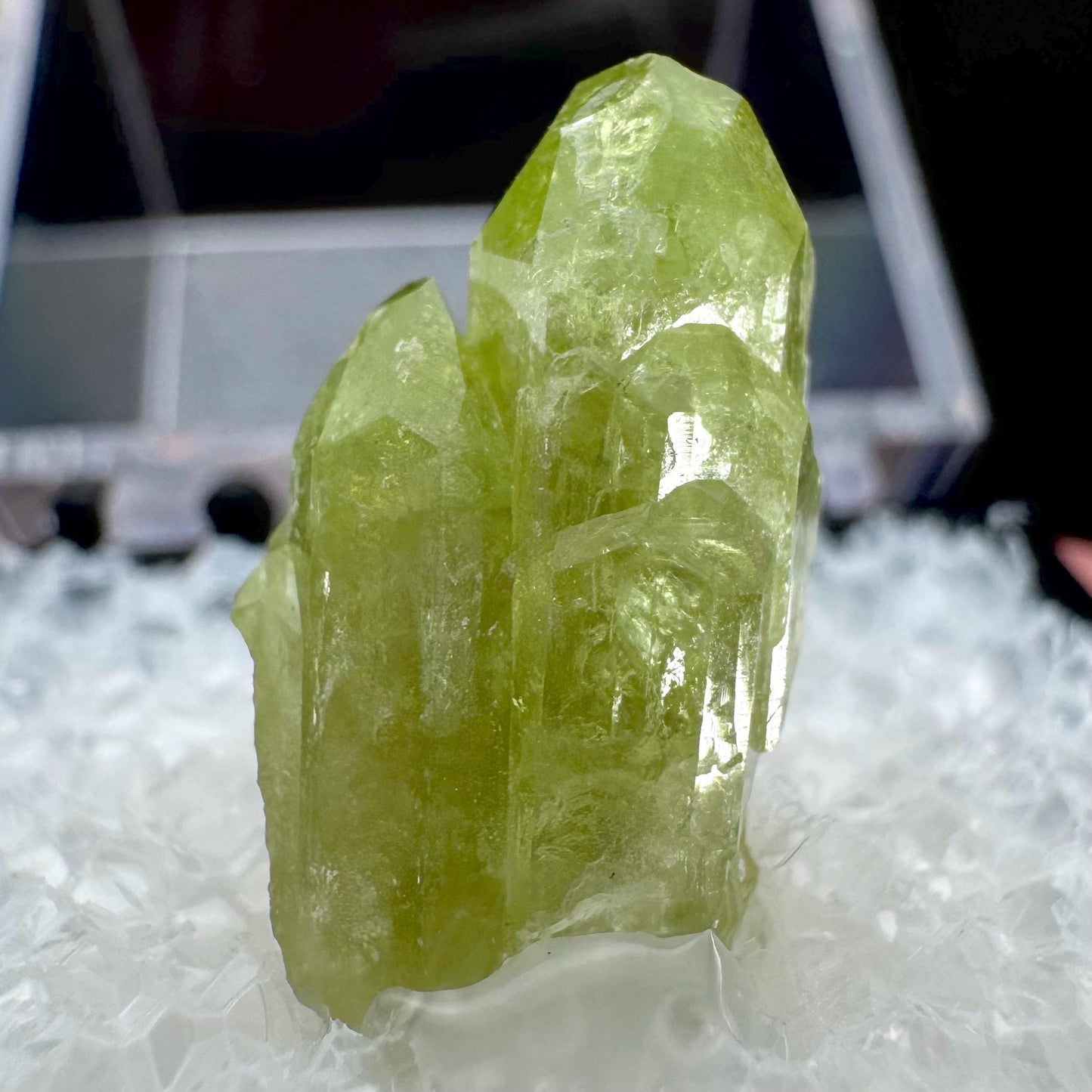 Vesuvianite (Canada) | green vesuvianite crystal, rare mineral specimen