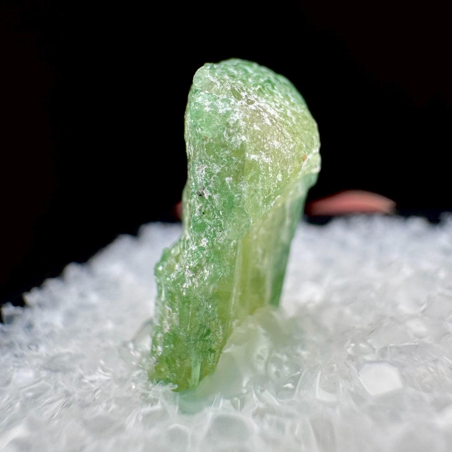 Chrome Vesuvianite (Canada) | green vesuvianite crystal, rare mineral specimen