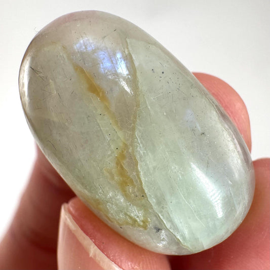 Green Garnierite Cabochon | Madagascar Moonstone Gemstone