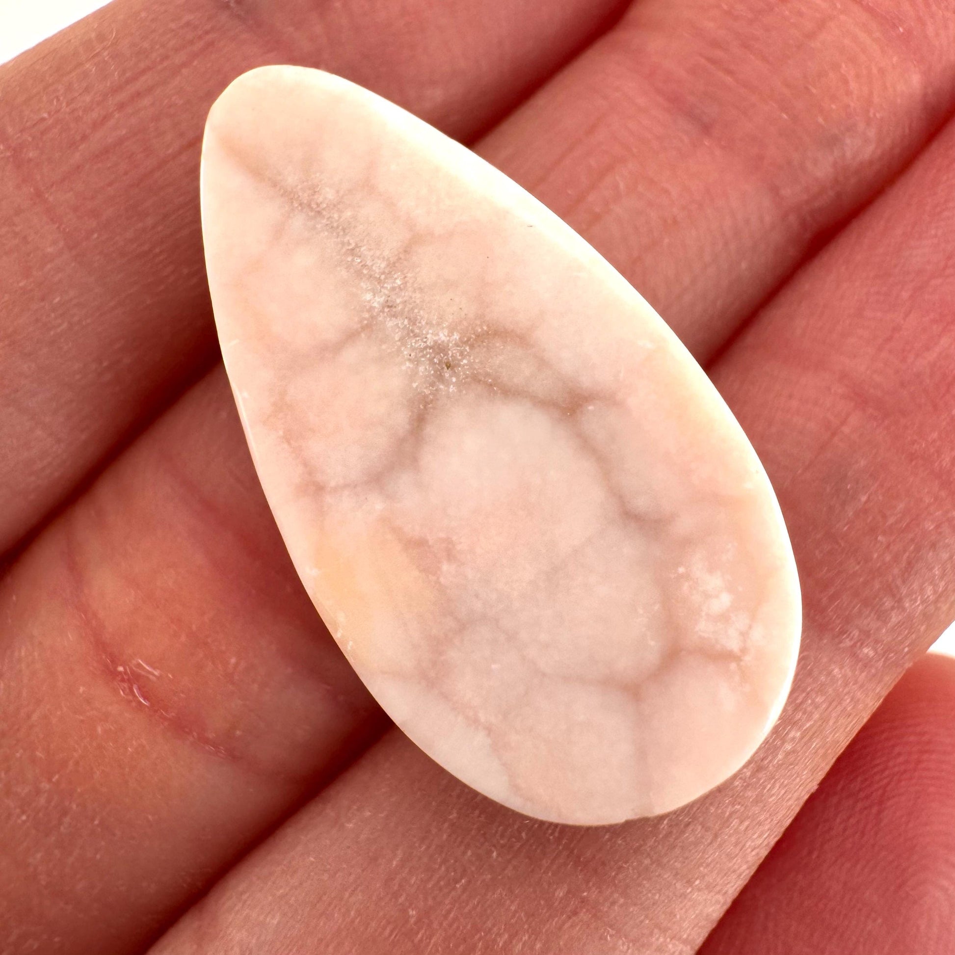 Pink Natrolite Gemstone Cabochon