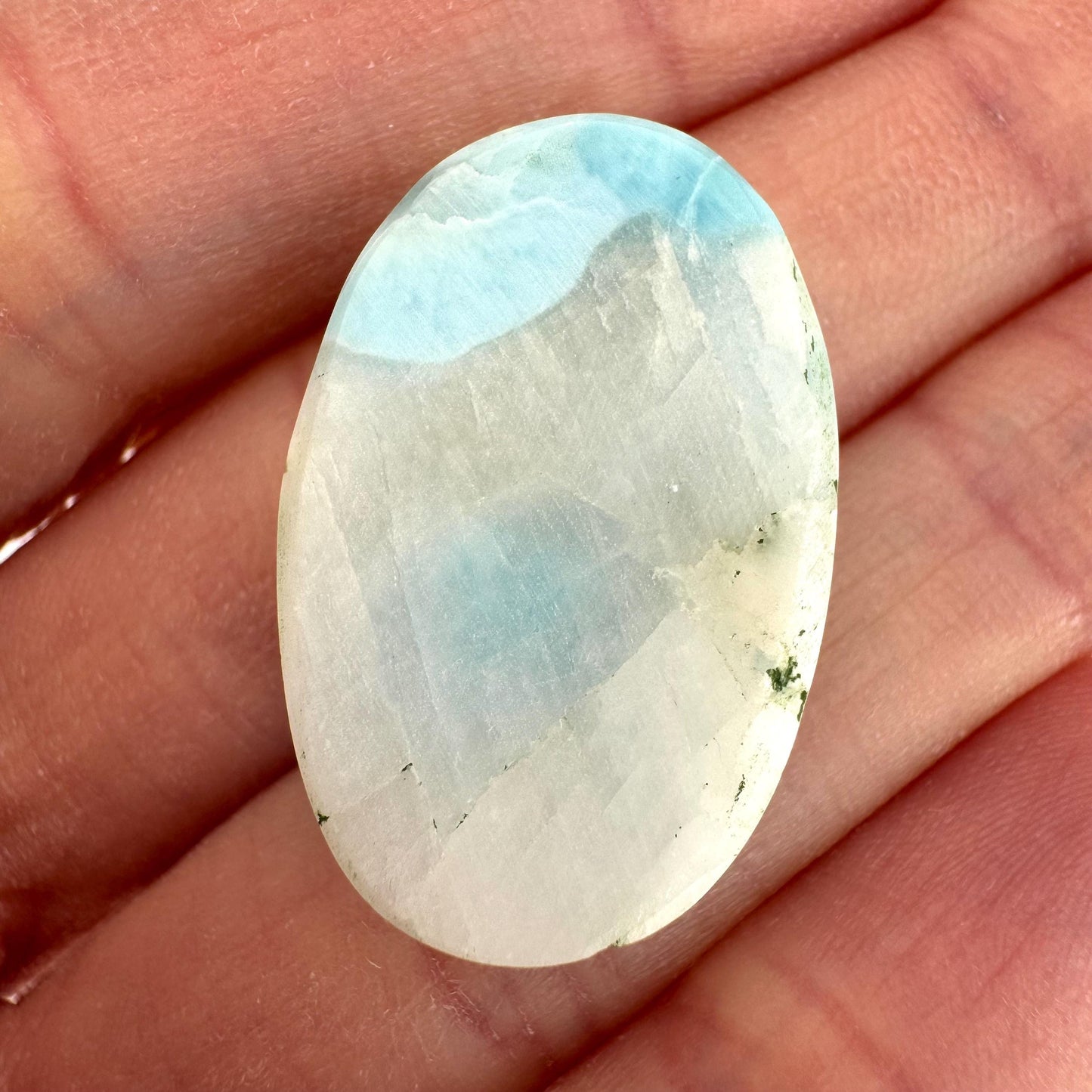 Blue Larimar Gemstone Cabochon