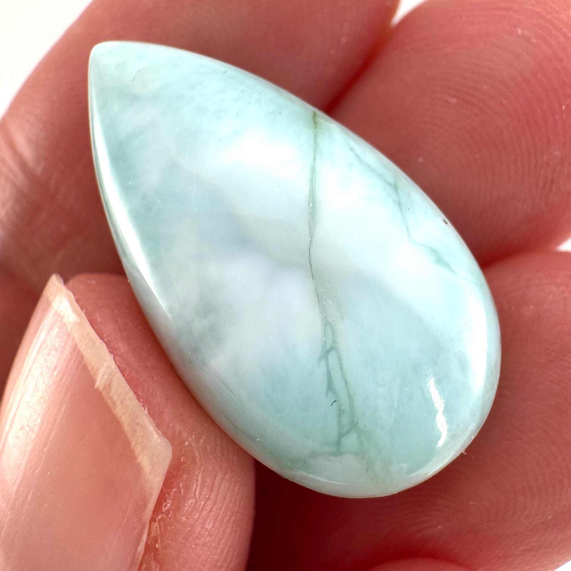 Blue Larimar Gemstone Cabochon