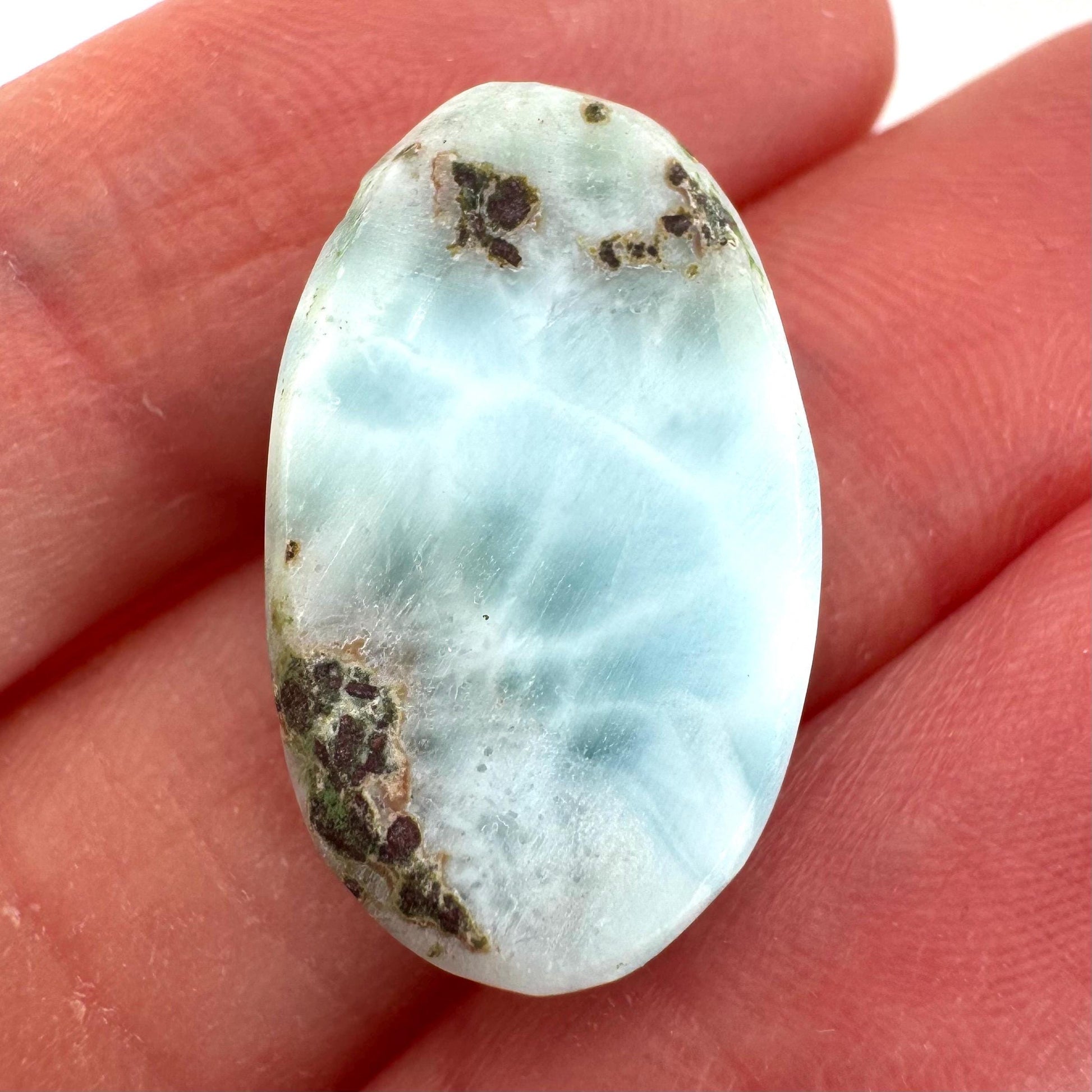 Blue Larimar Gemstone Cabochon