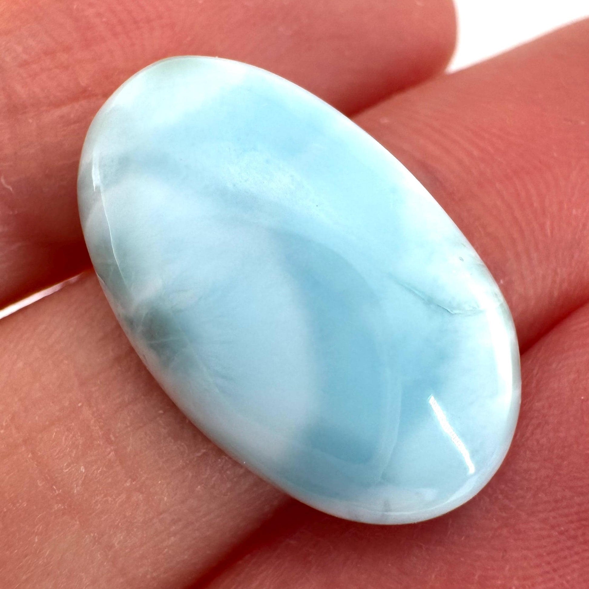 Blue Larimar Gemstone Cabochon