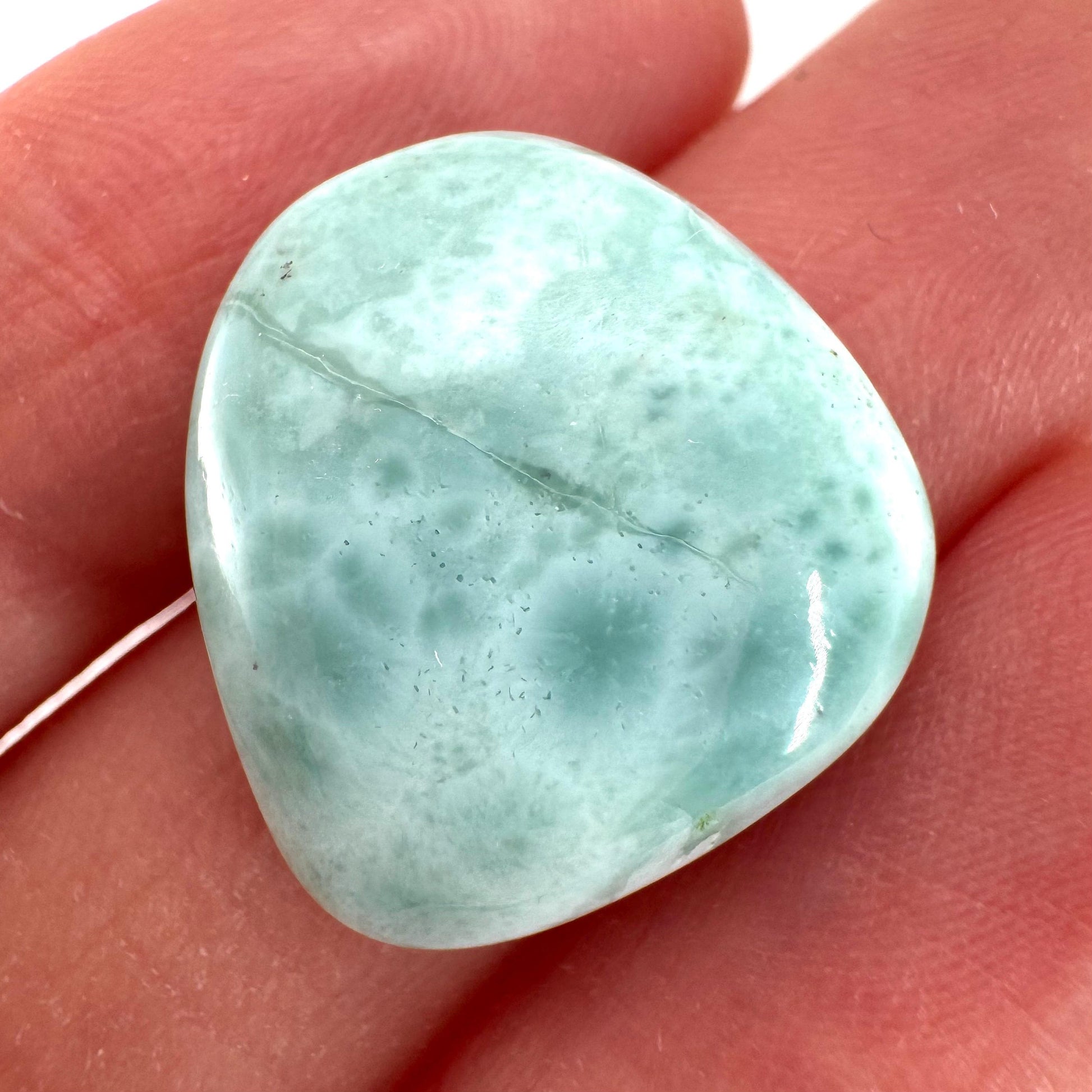 Blue Larimar Gemstone Cabochon