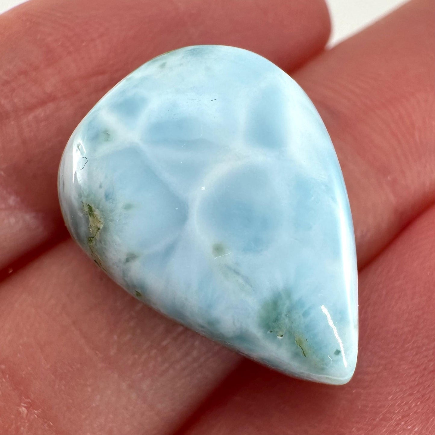 Blue Larimar Gemstone Cabochon