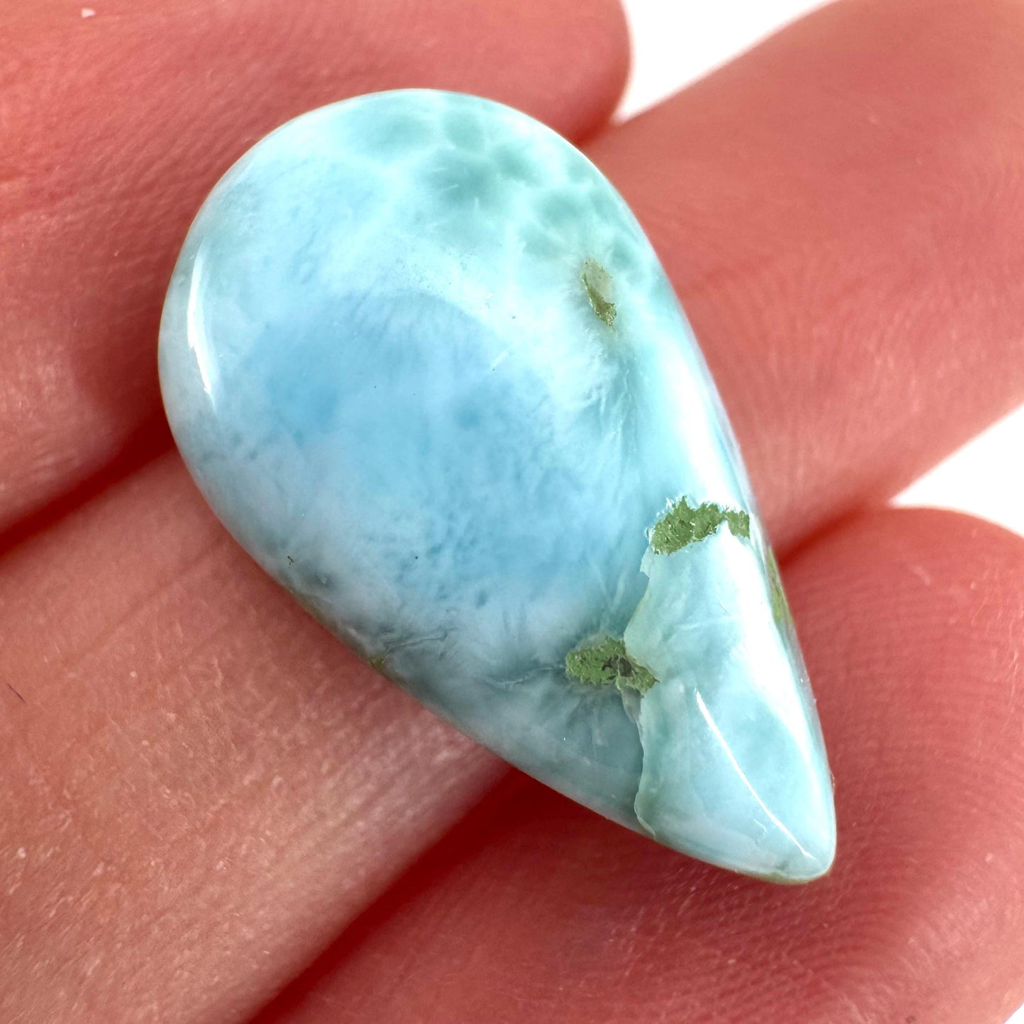 Blue Larimar Gemstone Cabochon