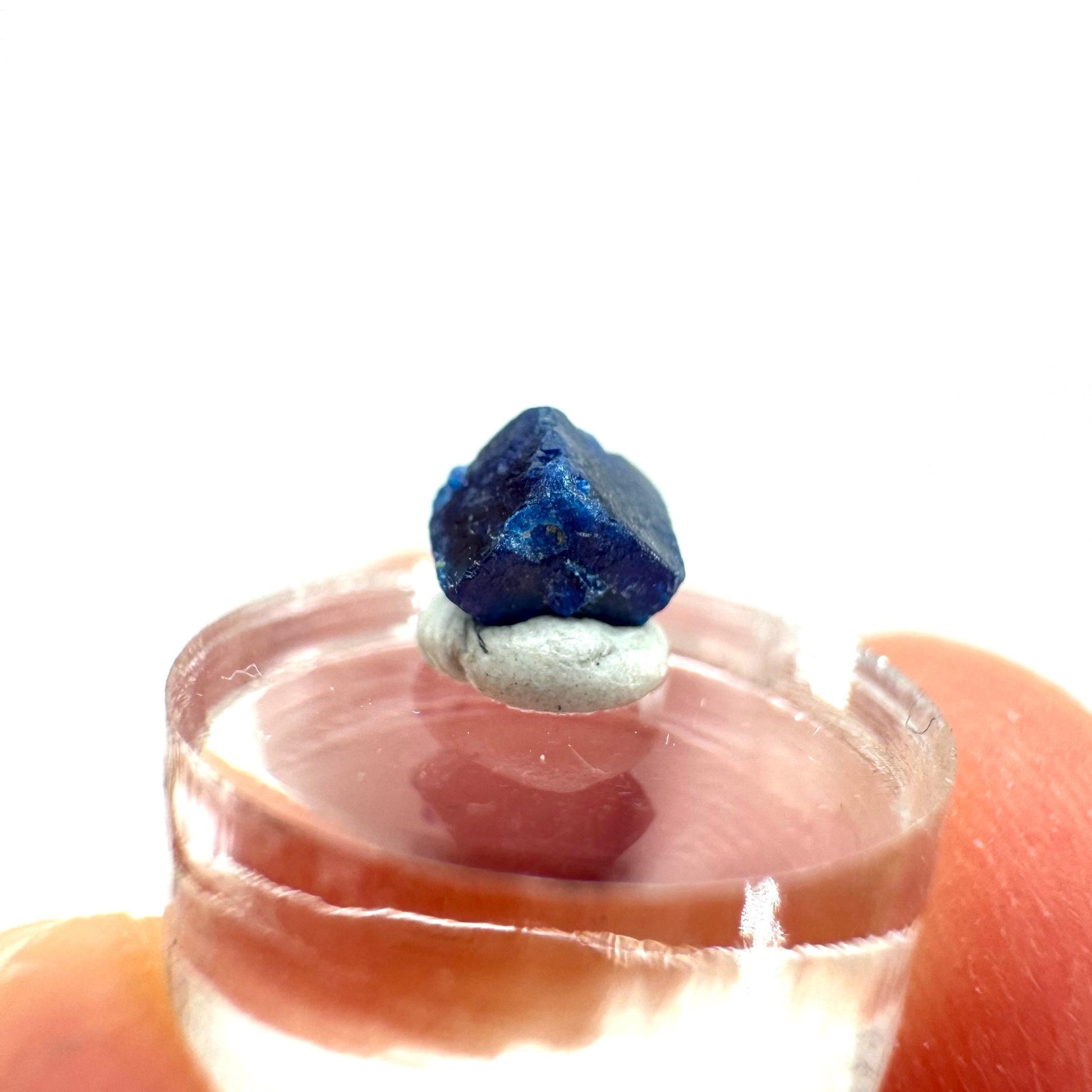 Boleite | blue cube crystal, tiny rare mineral specimen from Mexico