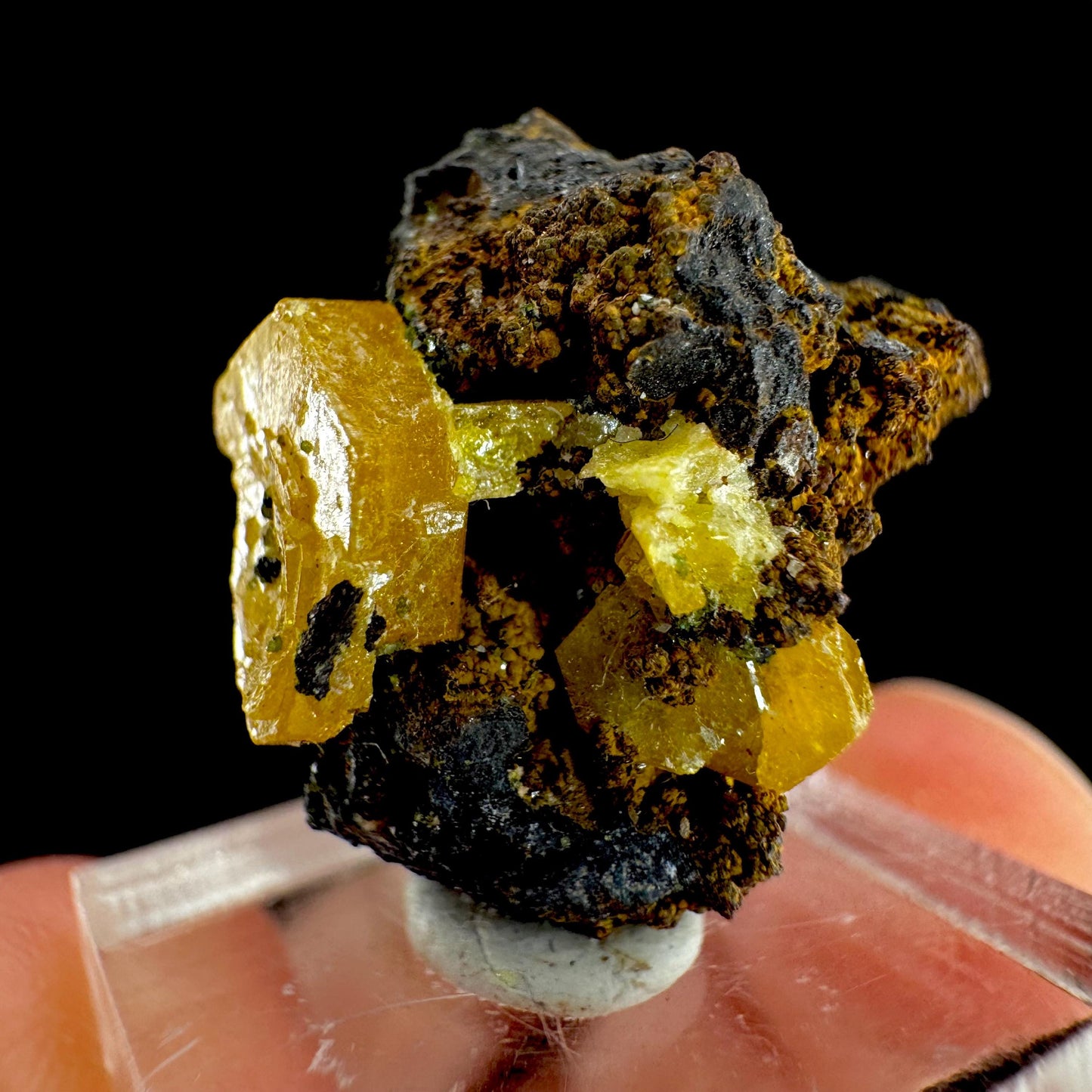 Mimetite Mineral Specimen | Rare Yellow Crystal from Congo