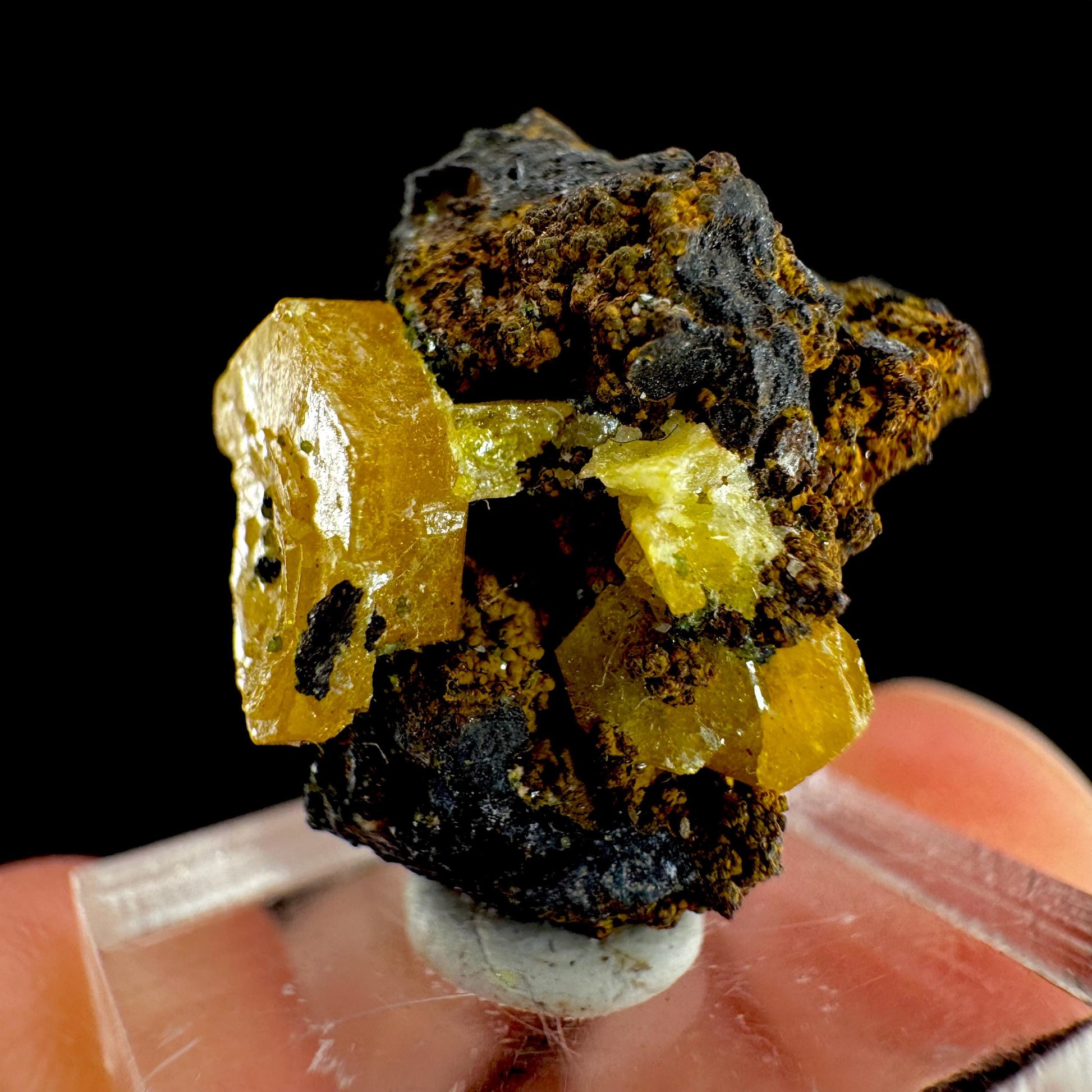 Mimetite Mineral Specimen | Rare Yellow Crystal from Congo