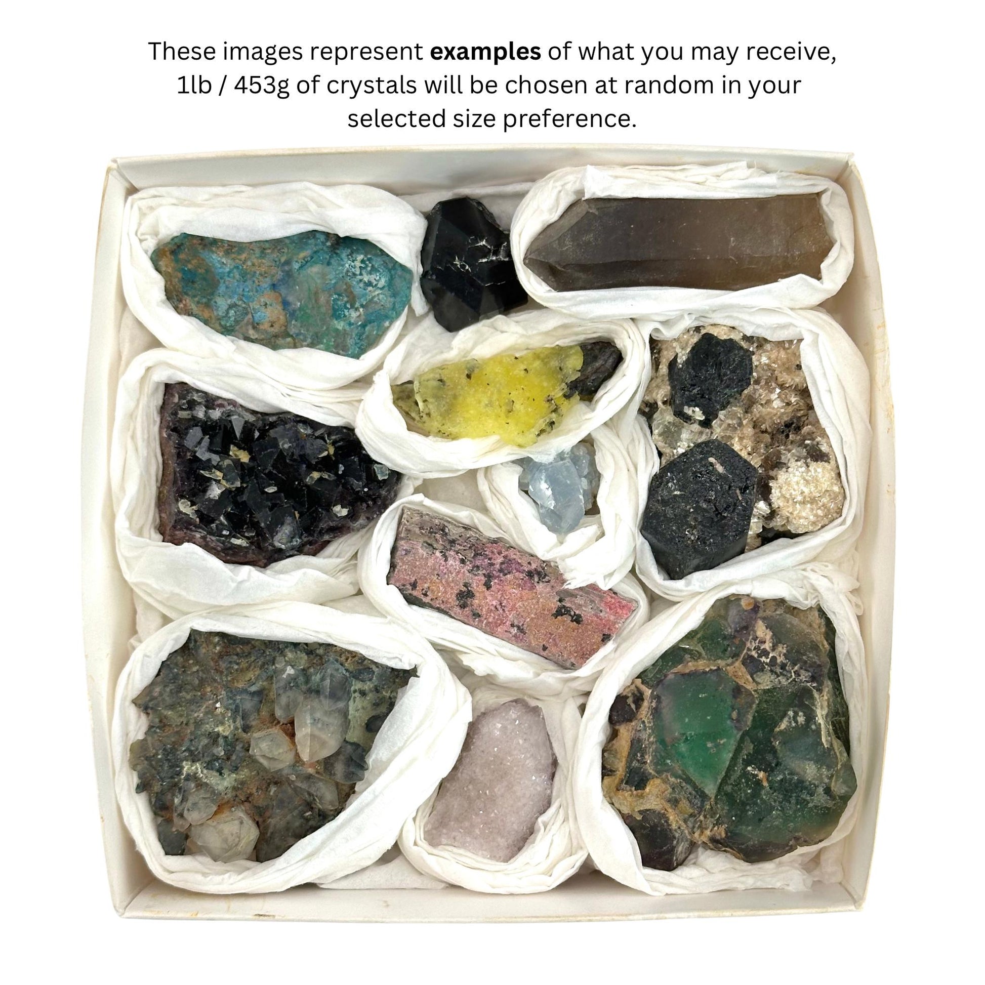 Wholesale Crystal Collection Set | 1lb/ 453g of Minerals