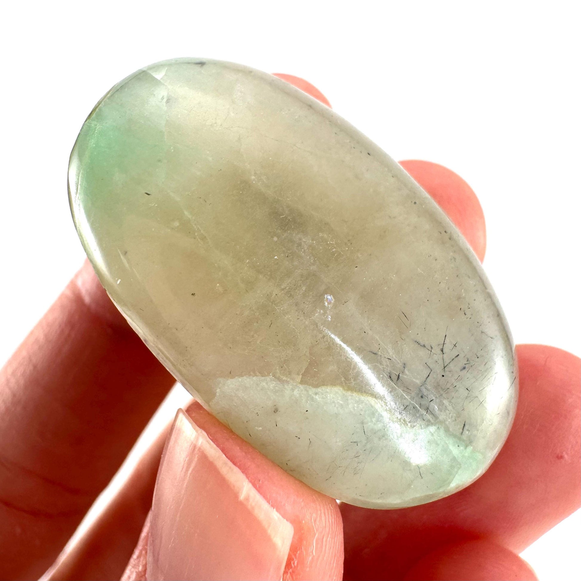 Green Garnierite Cabochon | Madagascar Moonstone Gemstone