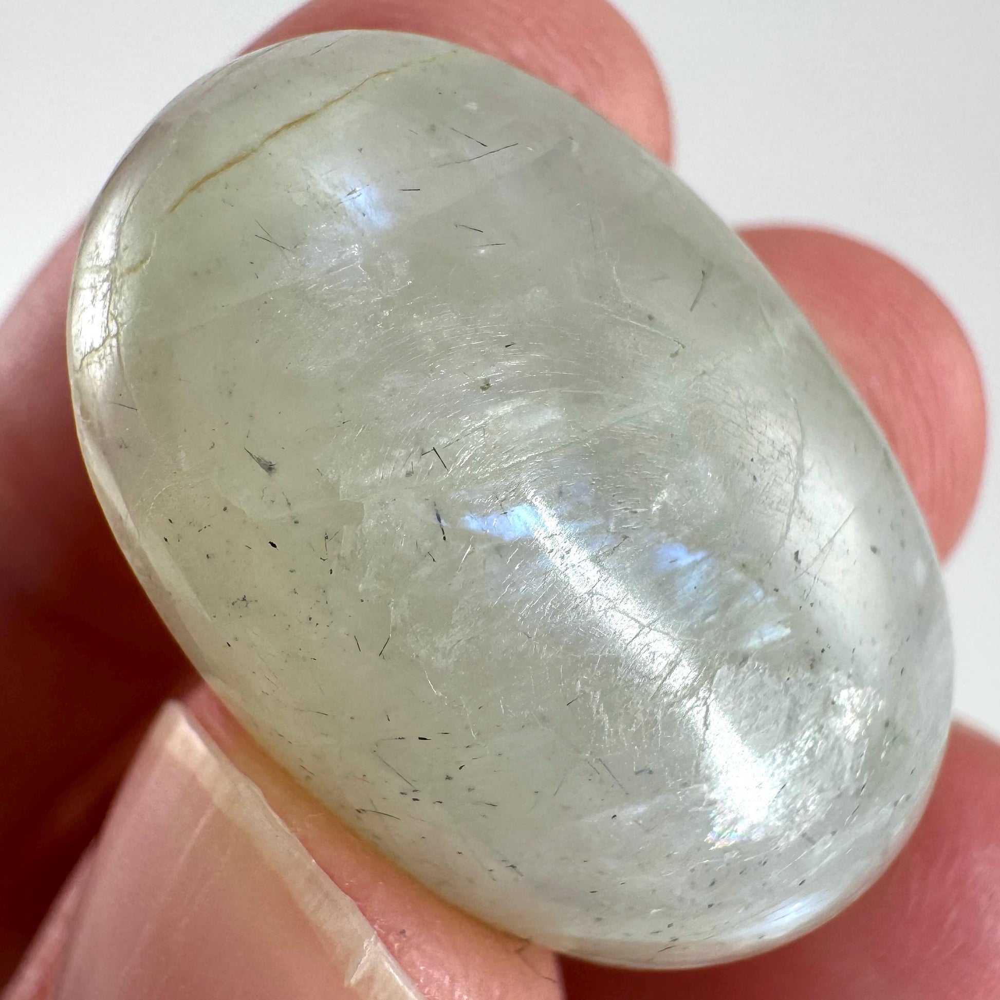 Green Garnierite Cabochon | Madagascar Moonstone Gemstone