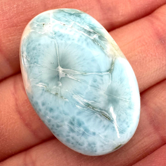 Blue Larimar Gemstone Cabochon