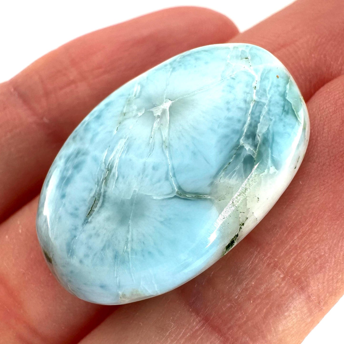 Blue Larimar Gemstone Cabochon