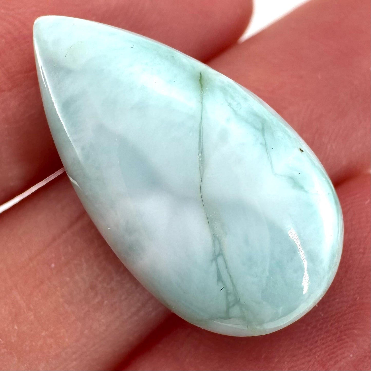 Blue Larimar Gemstone Cabochon