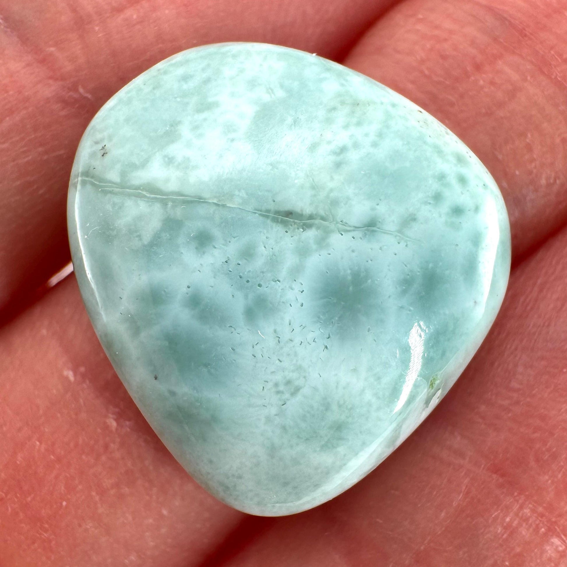 Blue Larimar Gemstone Cabochon