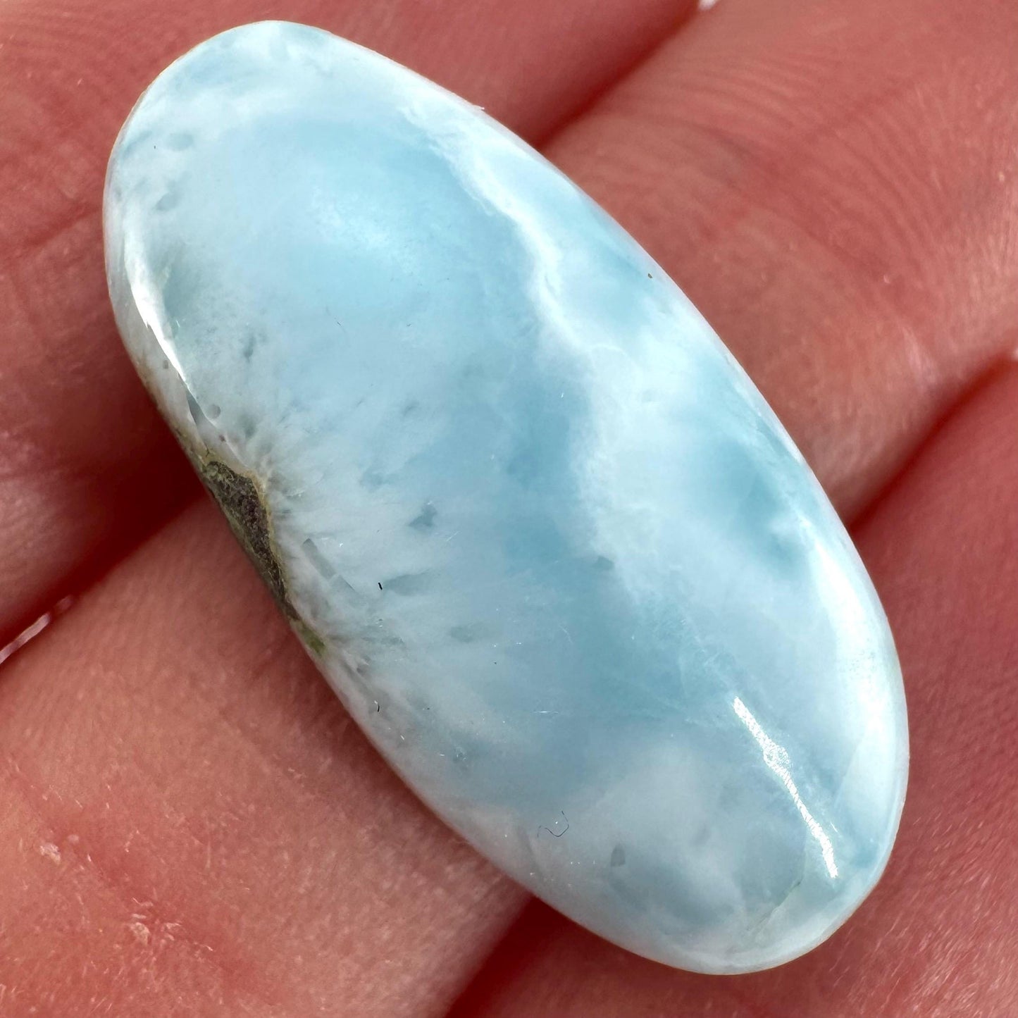 Blue Larimar Gemstone Cabochon