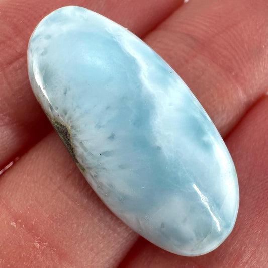 Blue Larimar Gemstone Cabochon