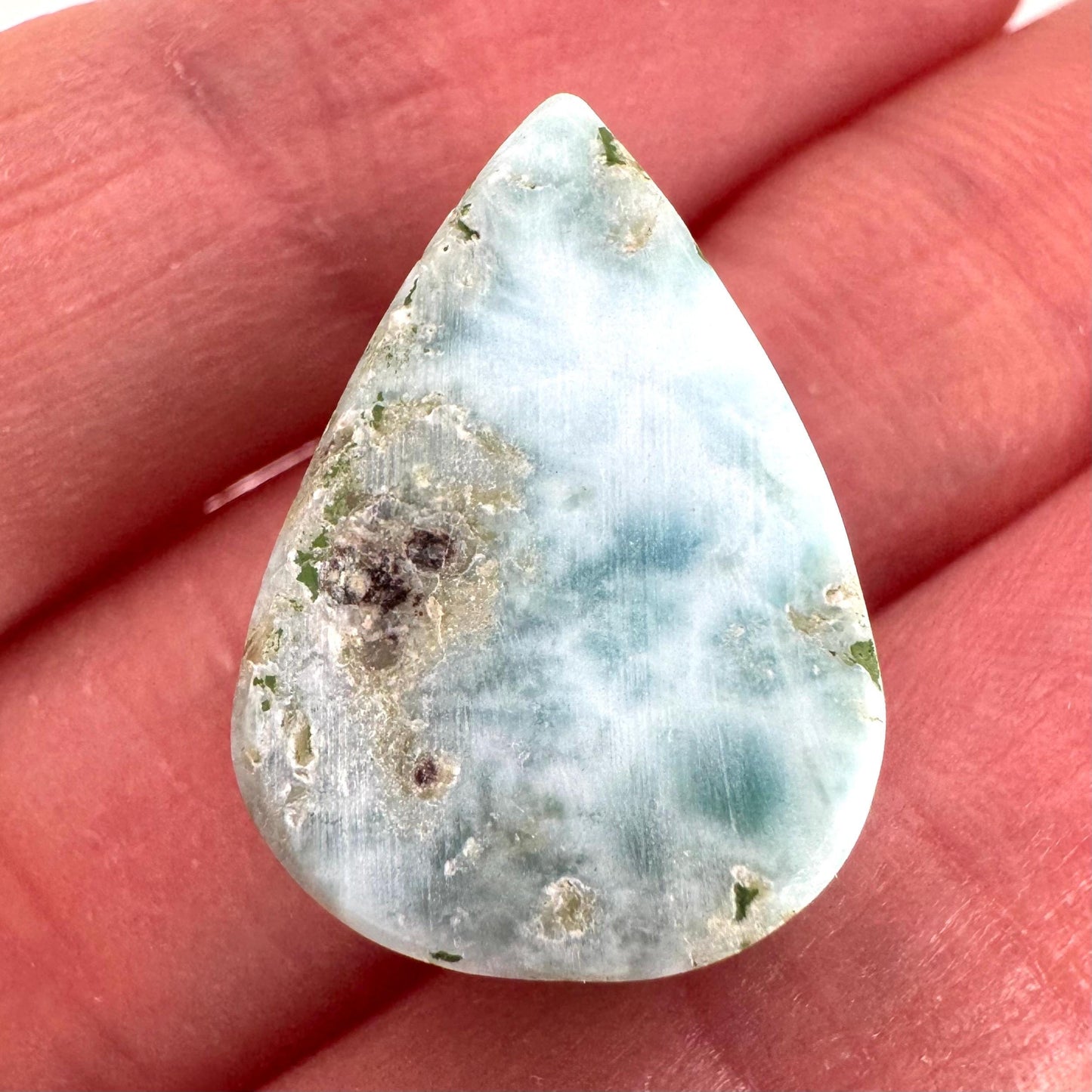 Blue Larimar Gemstone Cabochon
