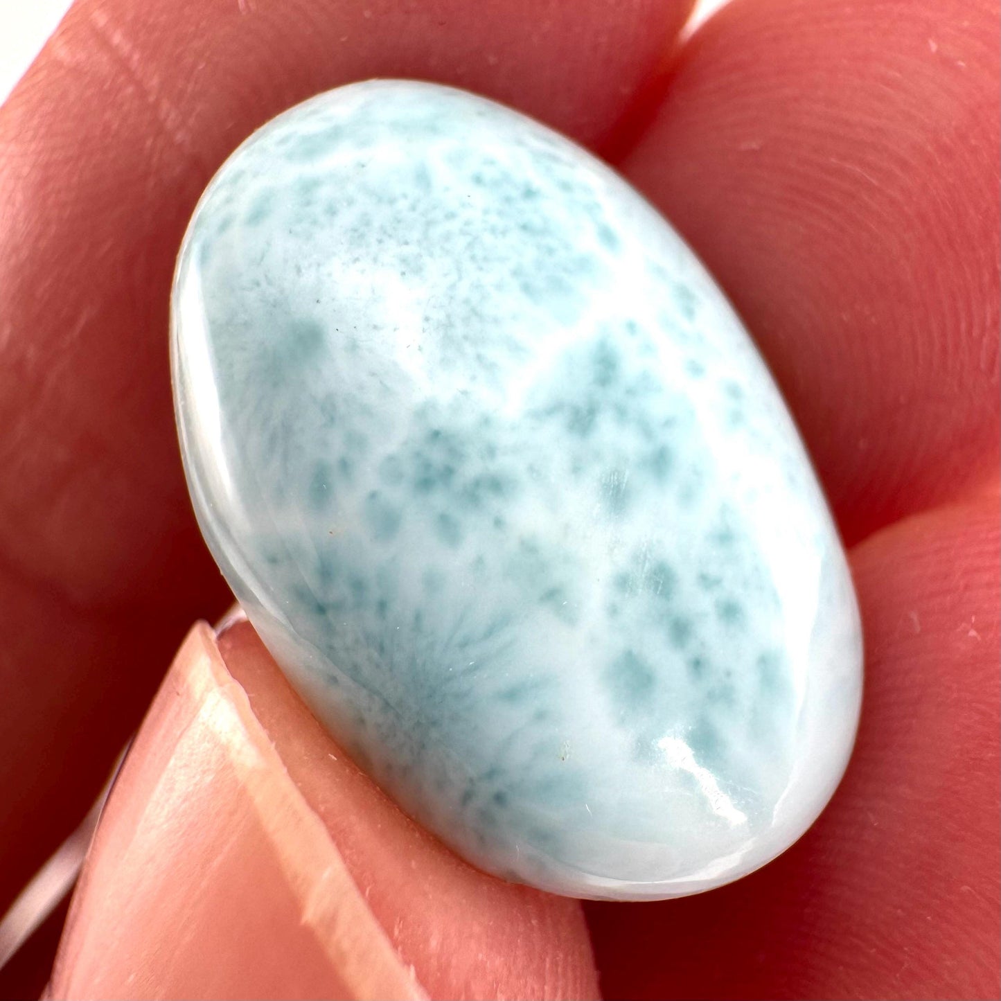 Blue Larimar Gemstone Cabochon