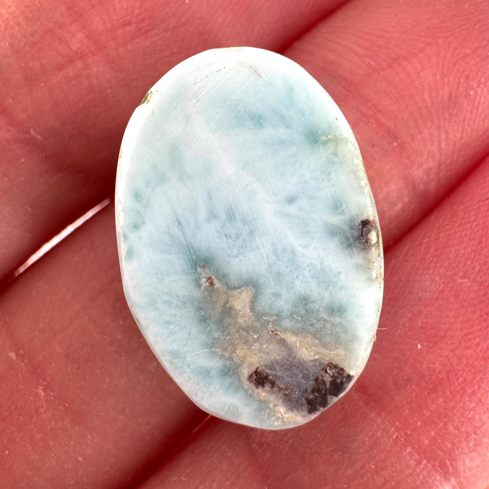 Blue Larimar Gemstone Cabochon