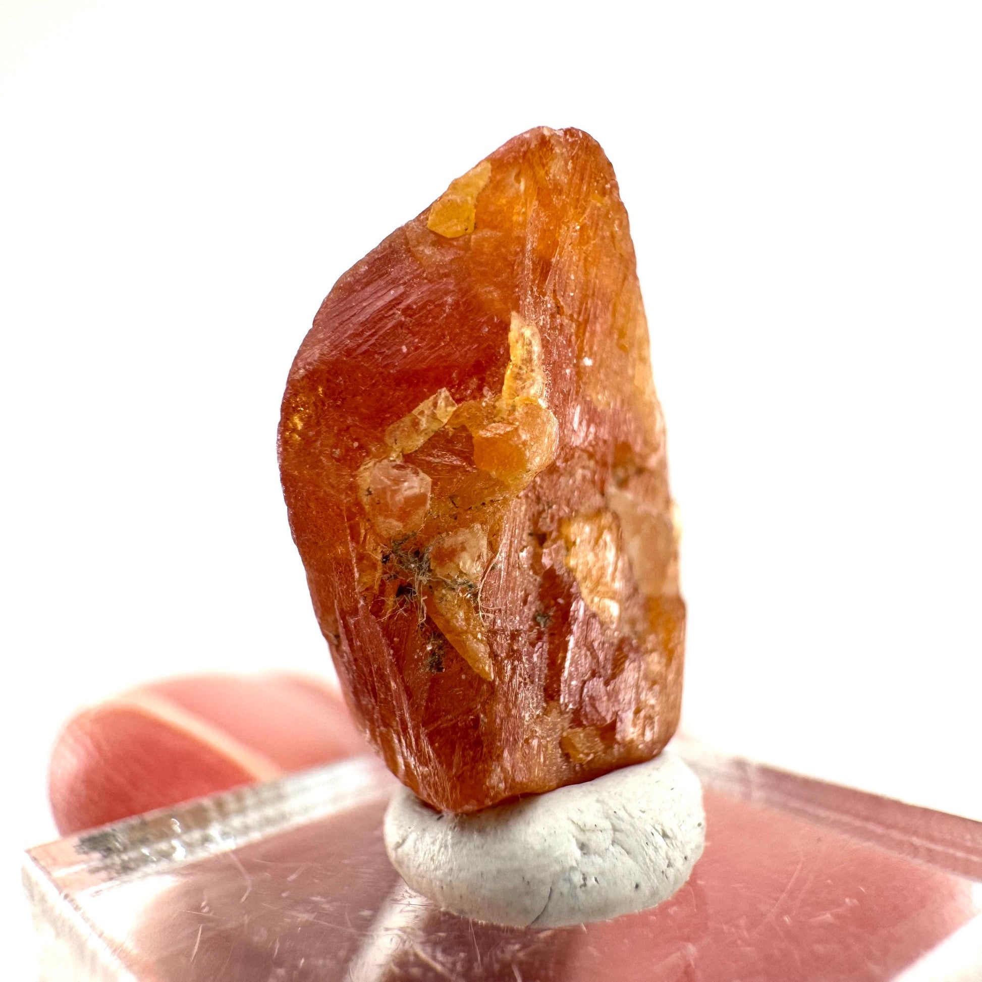 Scheelite (Pakistan) | natural orange scheelite, scheelite crystal, mineral specimen, rare crystals