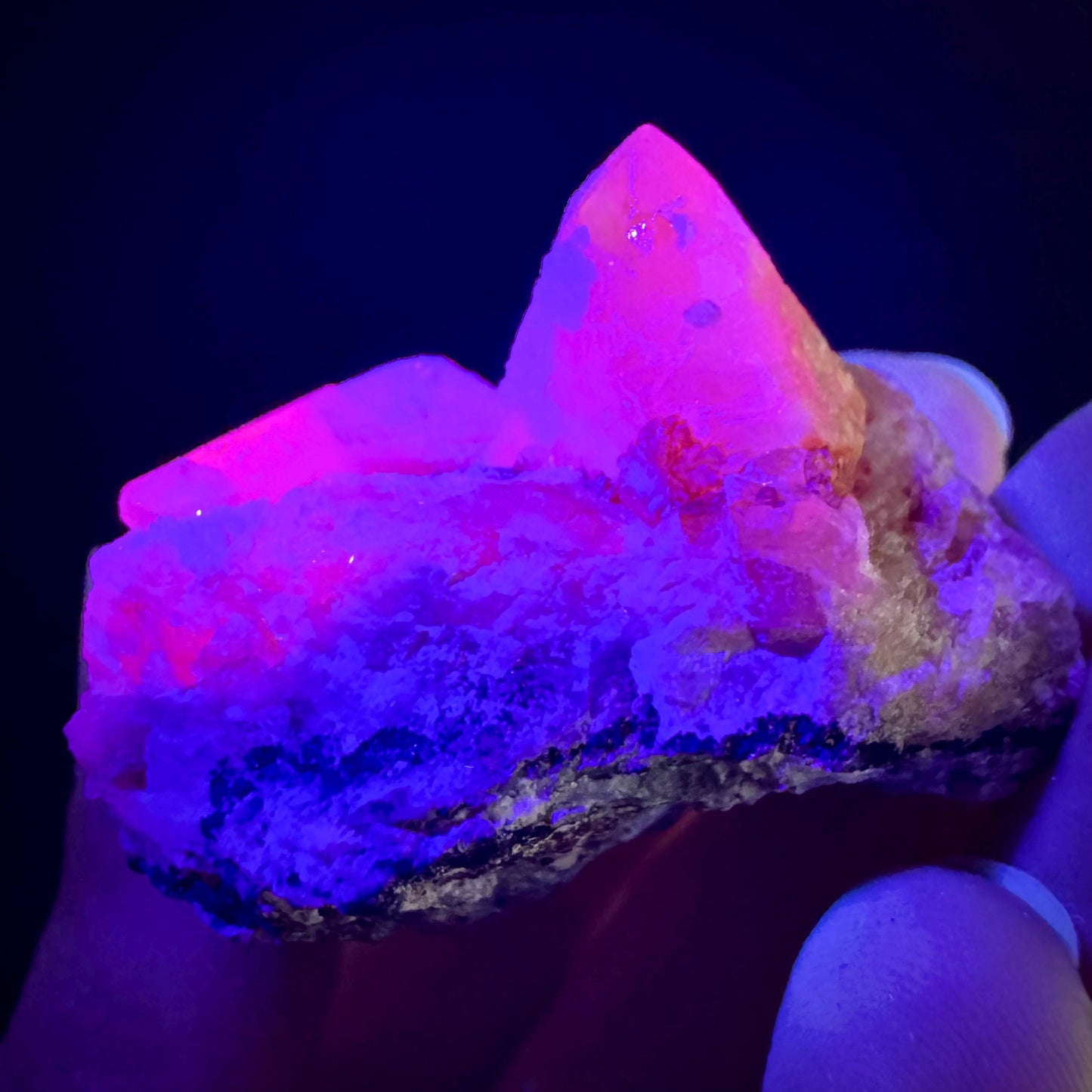 Anglesite | fluorescent crystal, rare mineral specimen from Tsumeb Mine