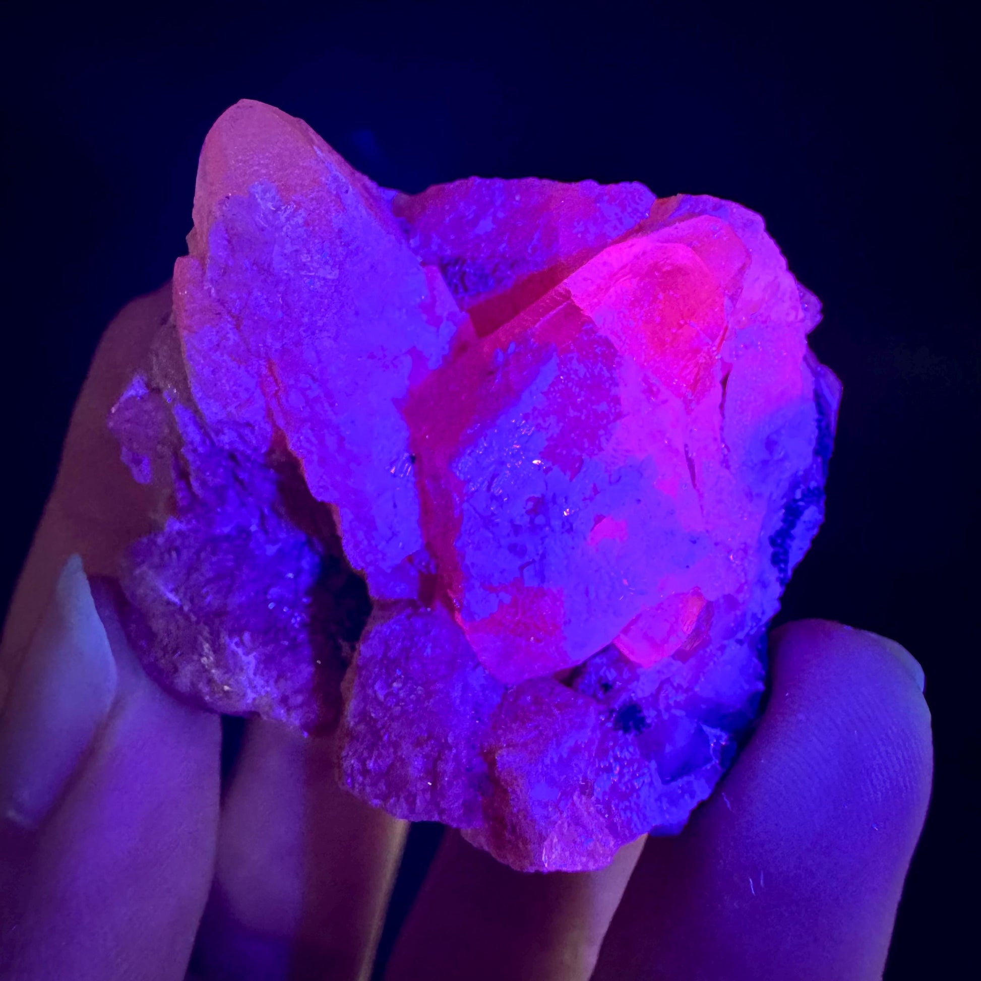 Anglesite | fluorescent crystal, rare mineral specimen from Tsumeb Mine