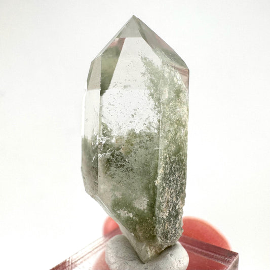 Chlorite Quartz | green phantom quartz crystal, mineral specimen
