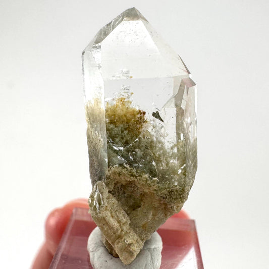 Chlorite Quartz | green phantom quartz crystal, mineral specimen