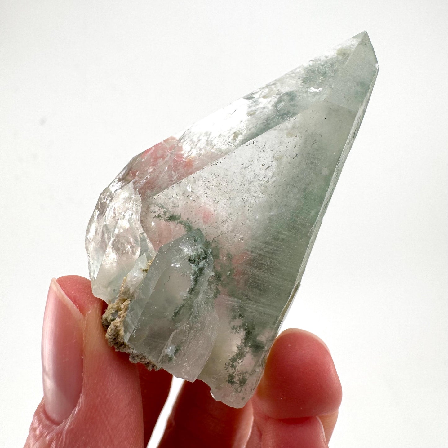 Chlorite Quartz | green phantom quartz crystal, mineral specimen
