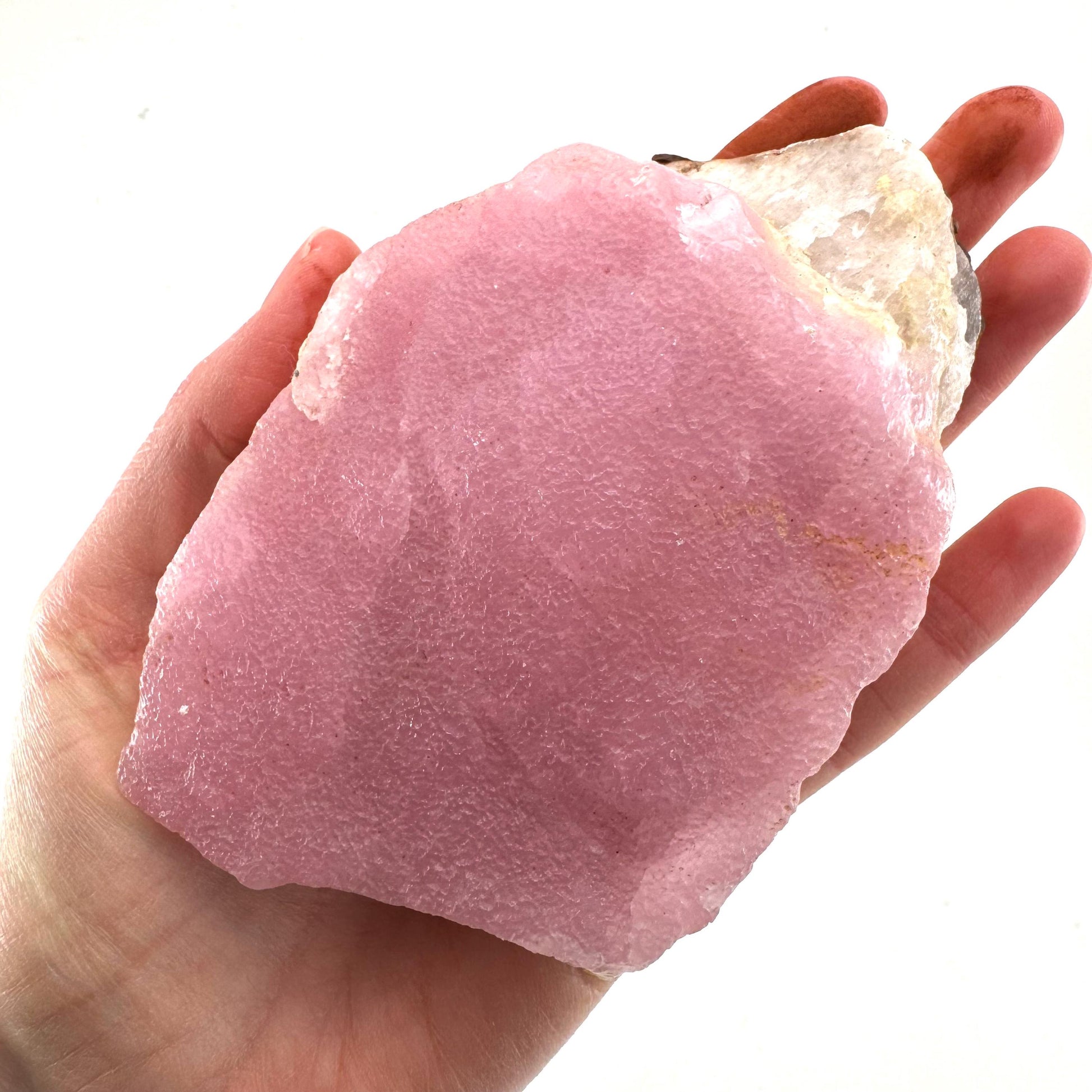 Pink Aragonite | natural crystal cluster, mineral specimen