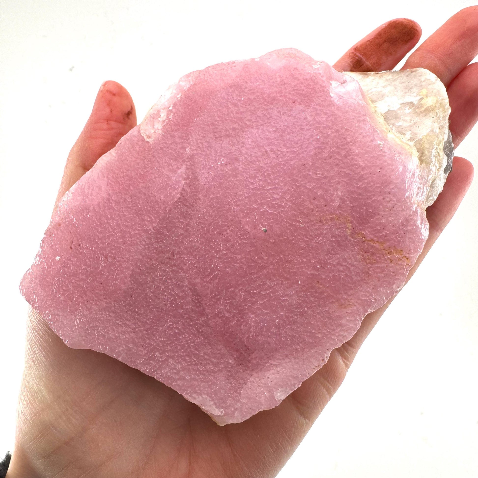 Pink Aragonite | natural crystal cluster, mineral specimen