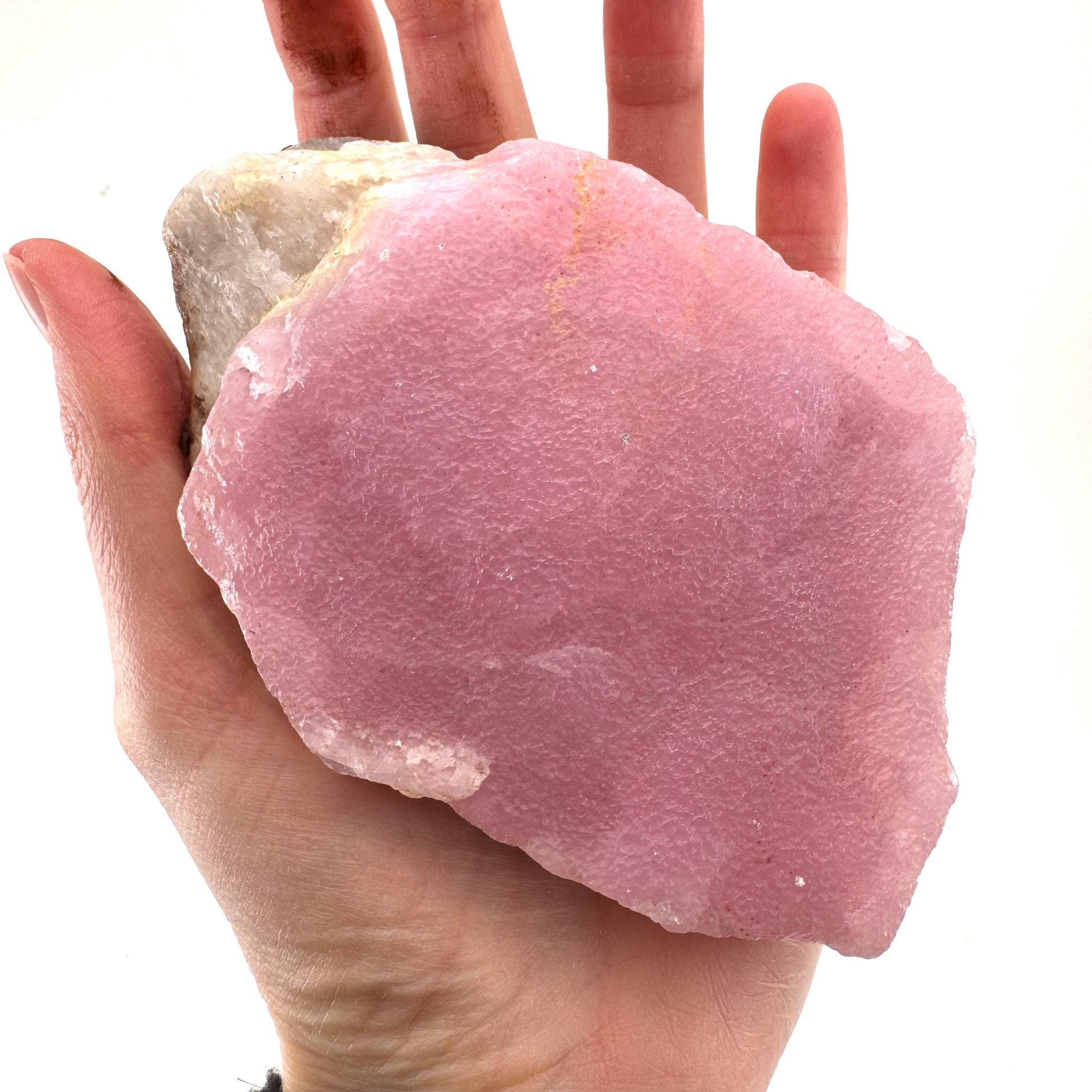 Pink Aragonite | natural crystal cluster, mineral specimen
