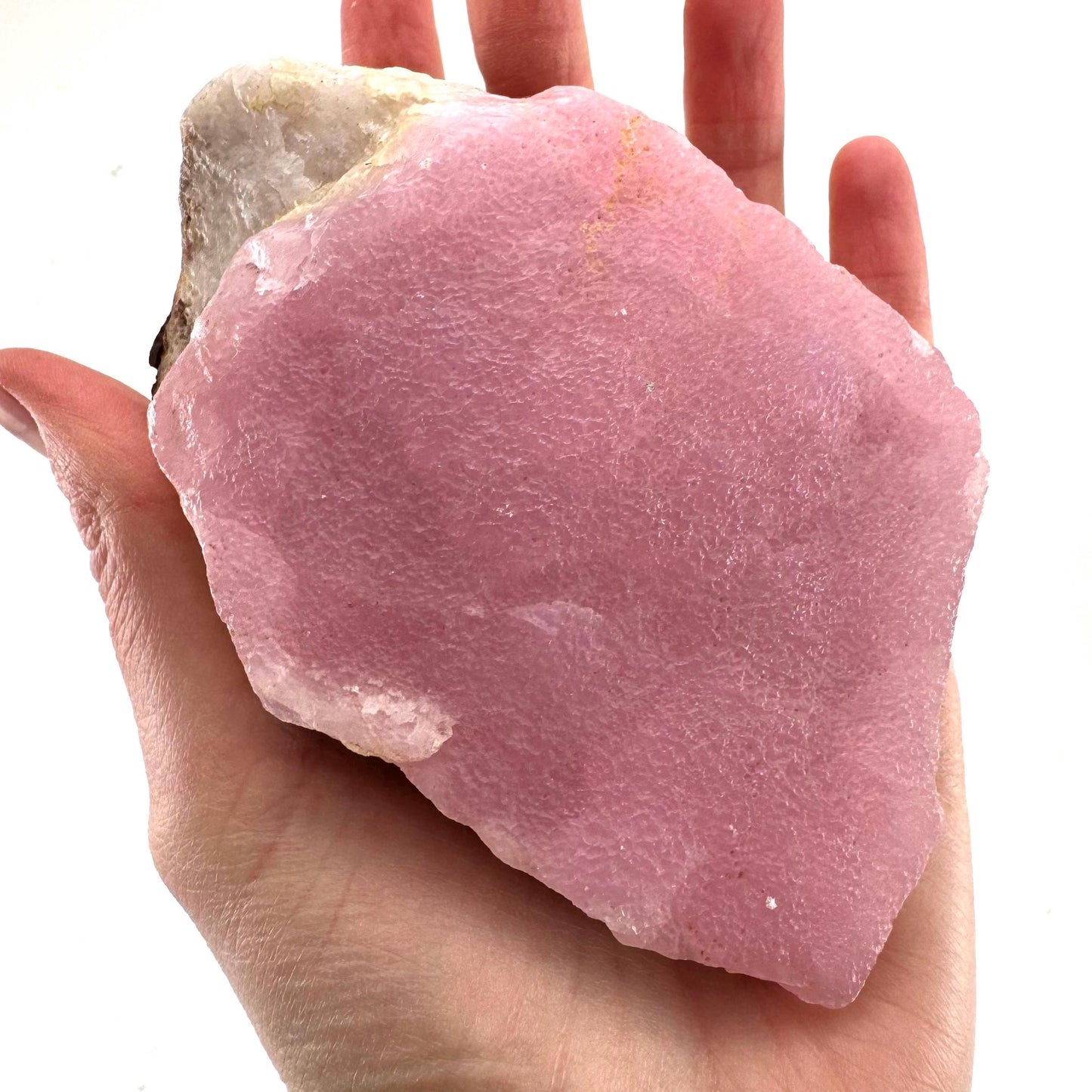 Pink Aragonite | natural crystal cluster, mineral specimen
