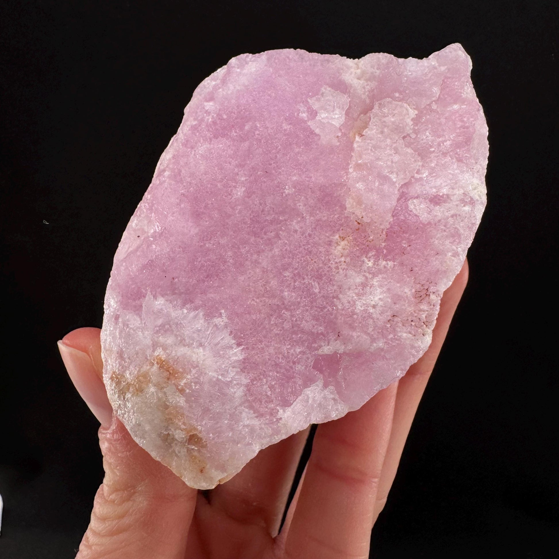 Pink Aragonite | natural crystal cluster, mineral specimen