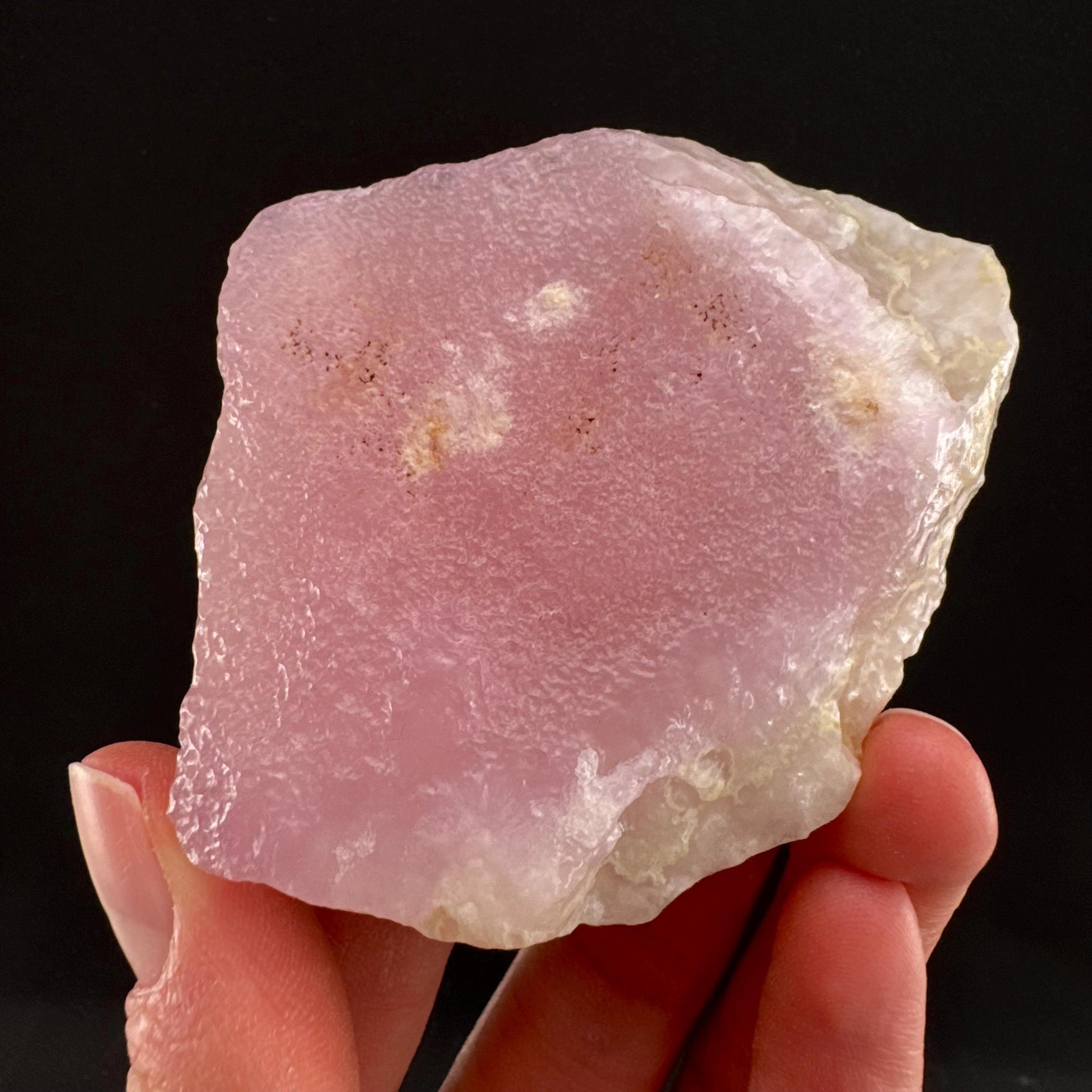Pink Aragonite | natural crystal cluster, mineral specimen