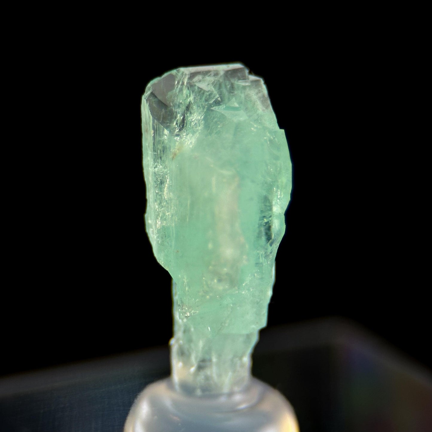 Phosphophyllite | terminated phosphophyllite crystal, rare mineral specimen