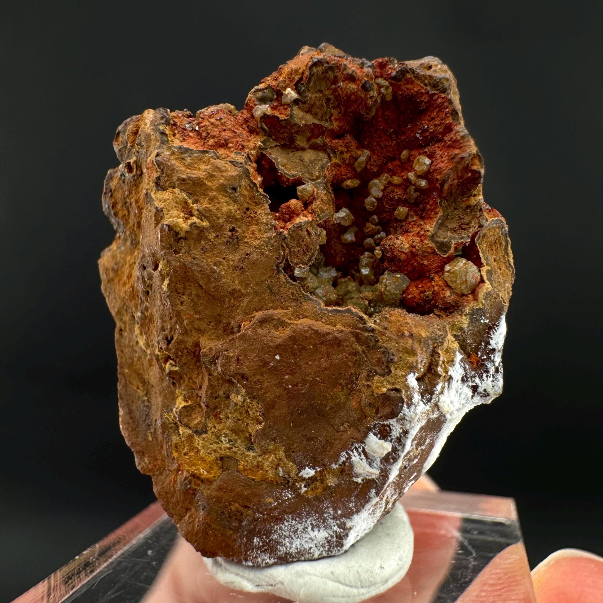 Legrandite | yellow crystal on matrix, rare mineral specimen