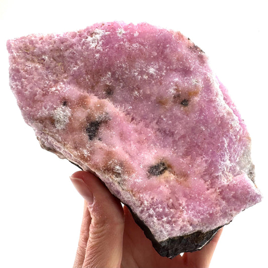 Pink Aragonite | natural crystal cluster, mineral specimen