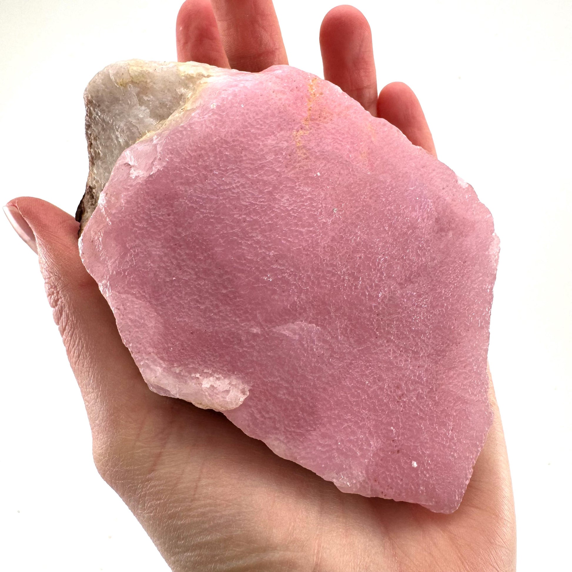 Pink Aragonite | natural crystal cluster, mineral specimen