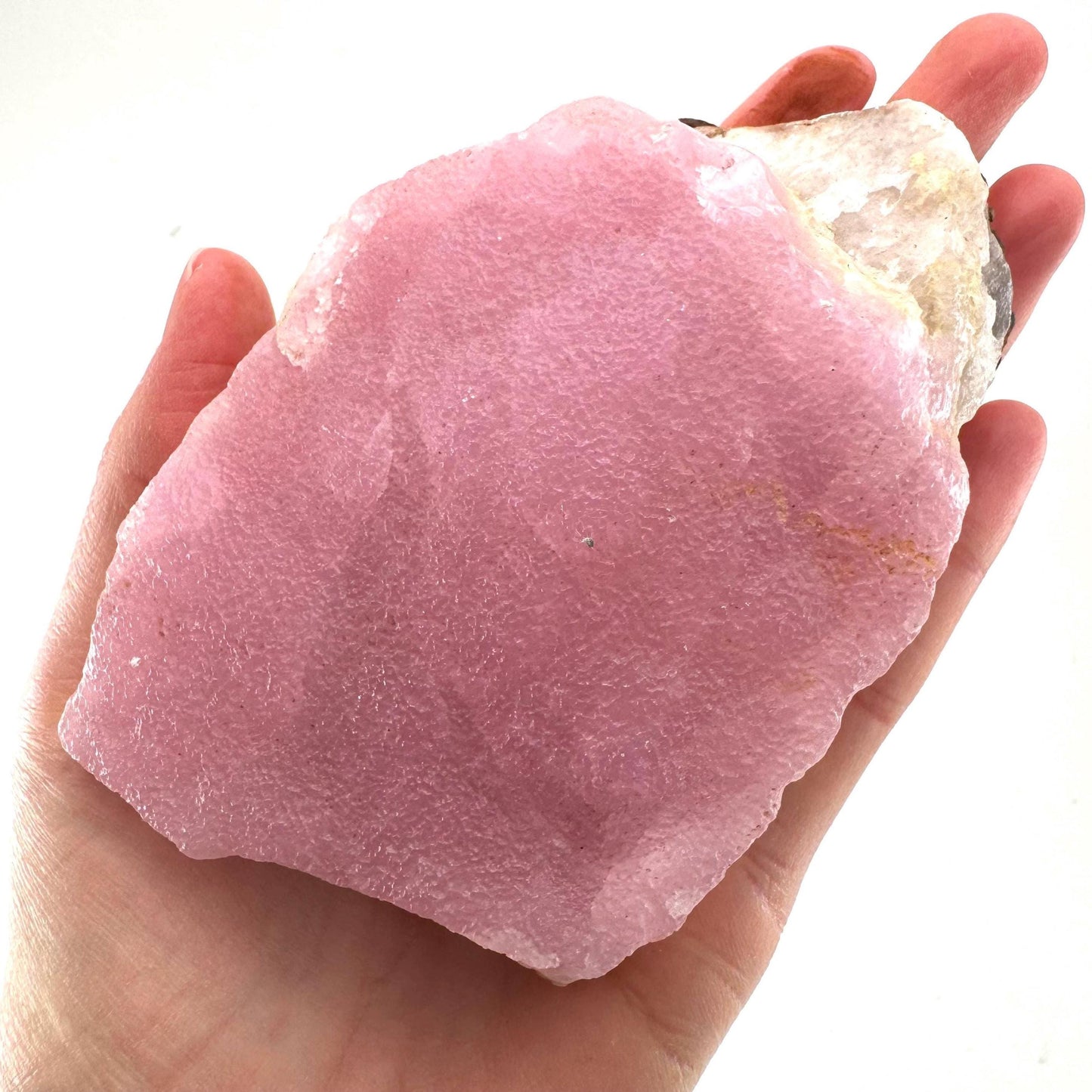 Pink Aragonite | natural crystal cluster, mineral specimen
