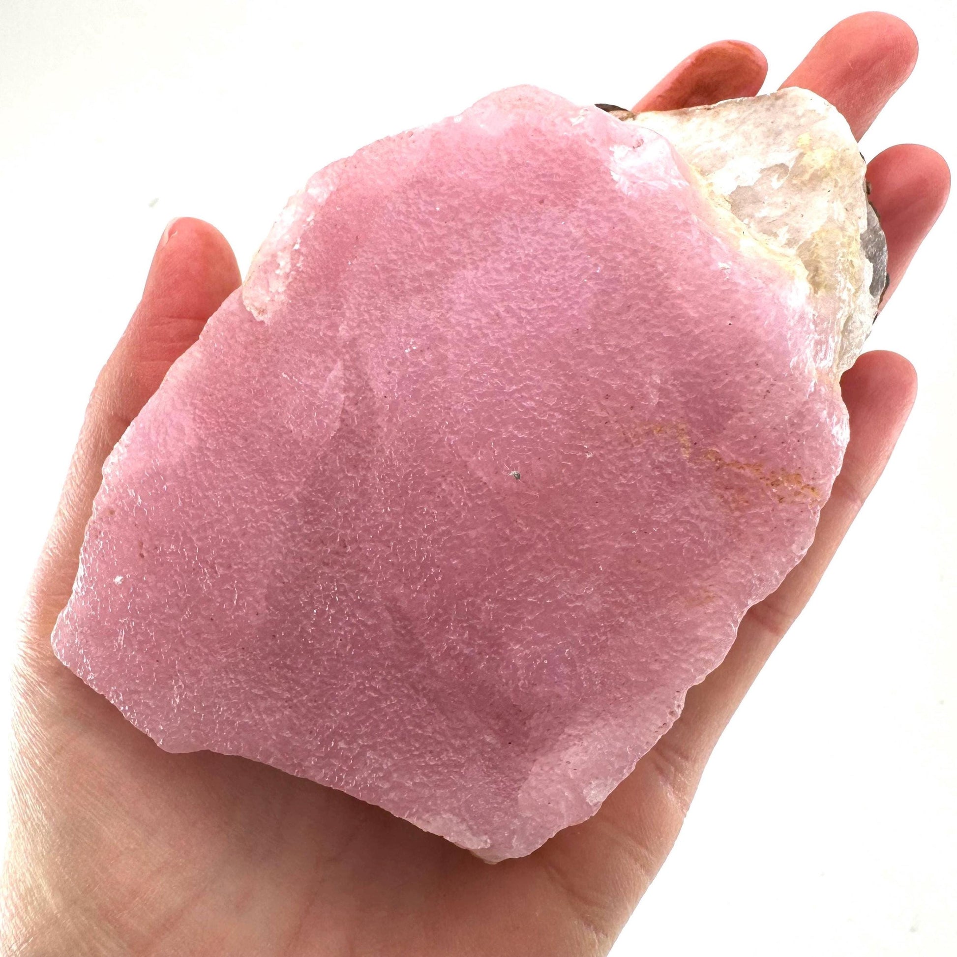 Pink Aragonite | natural crystal cluster, mineral specimen