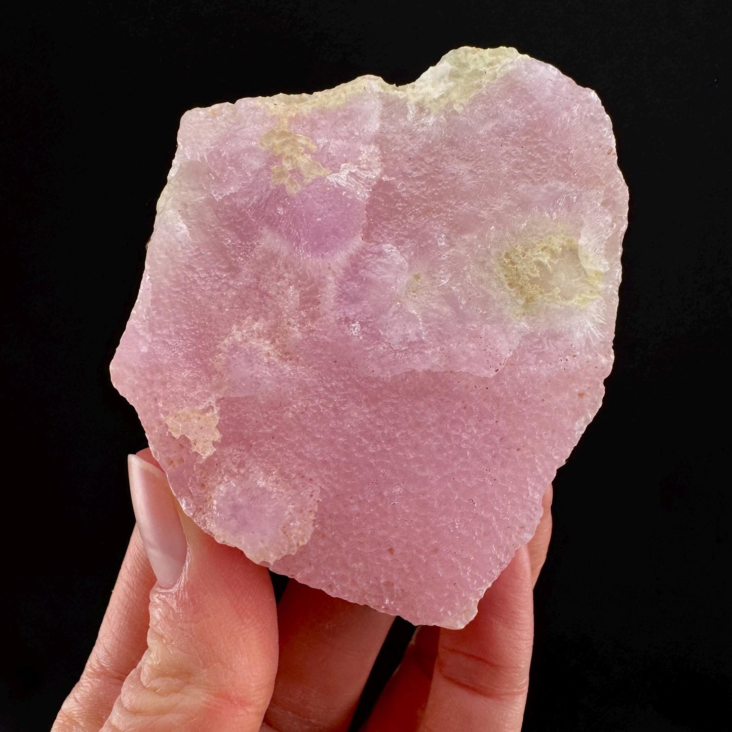 Pink Aragonite | natural crystal cluster, mineral specimen
