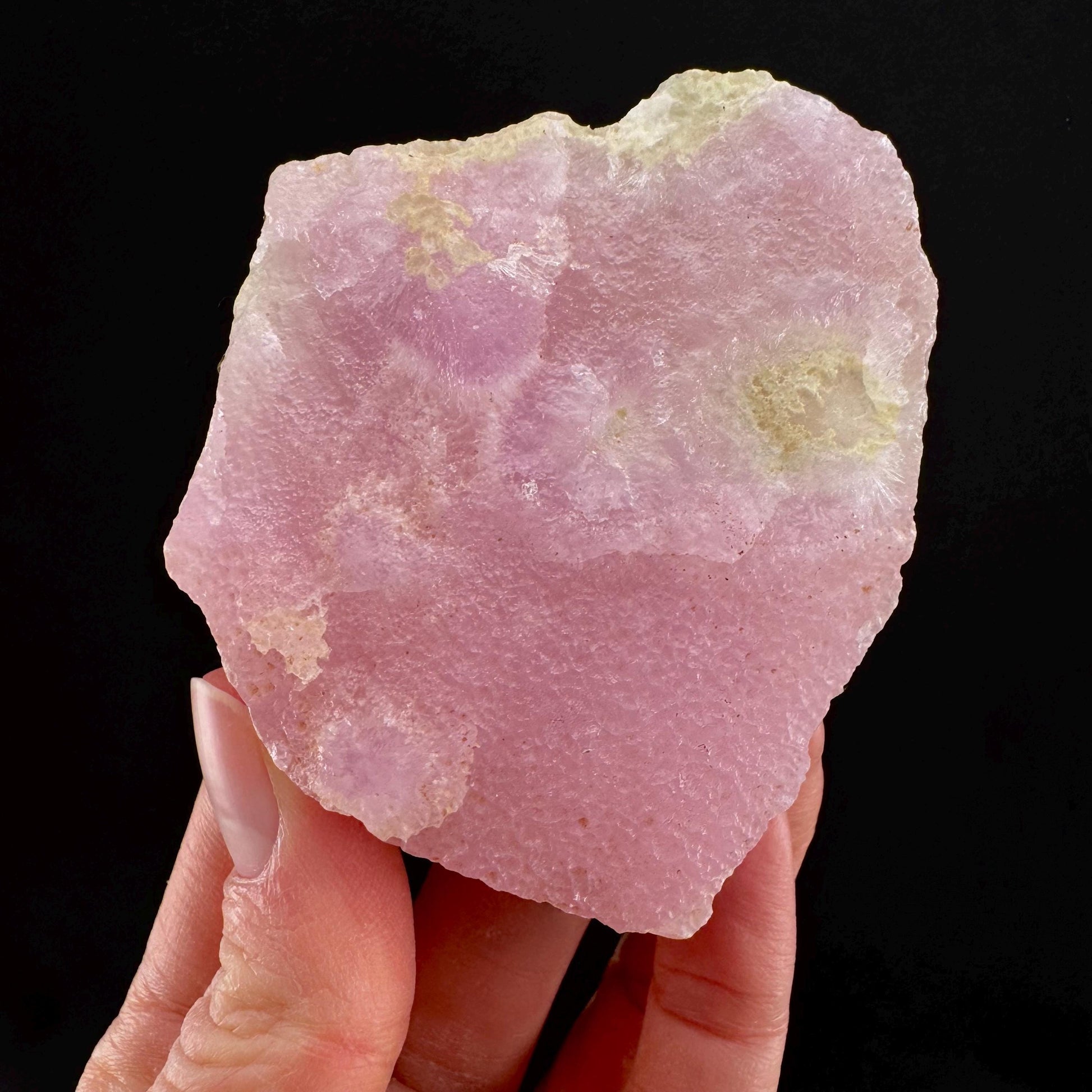 Pink Aragonite | natural crystal cluster, mineral specimen