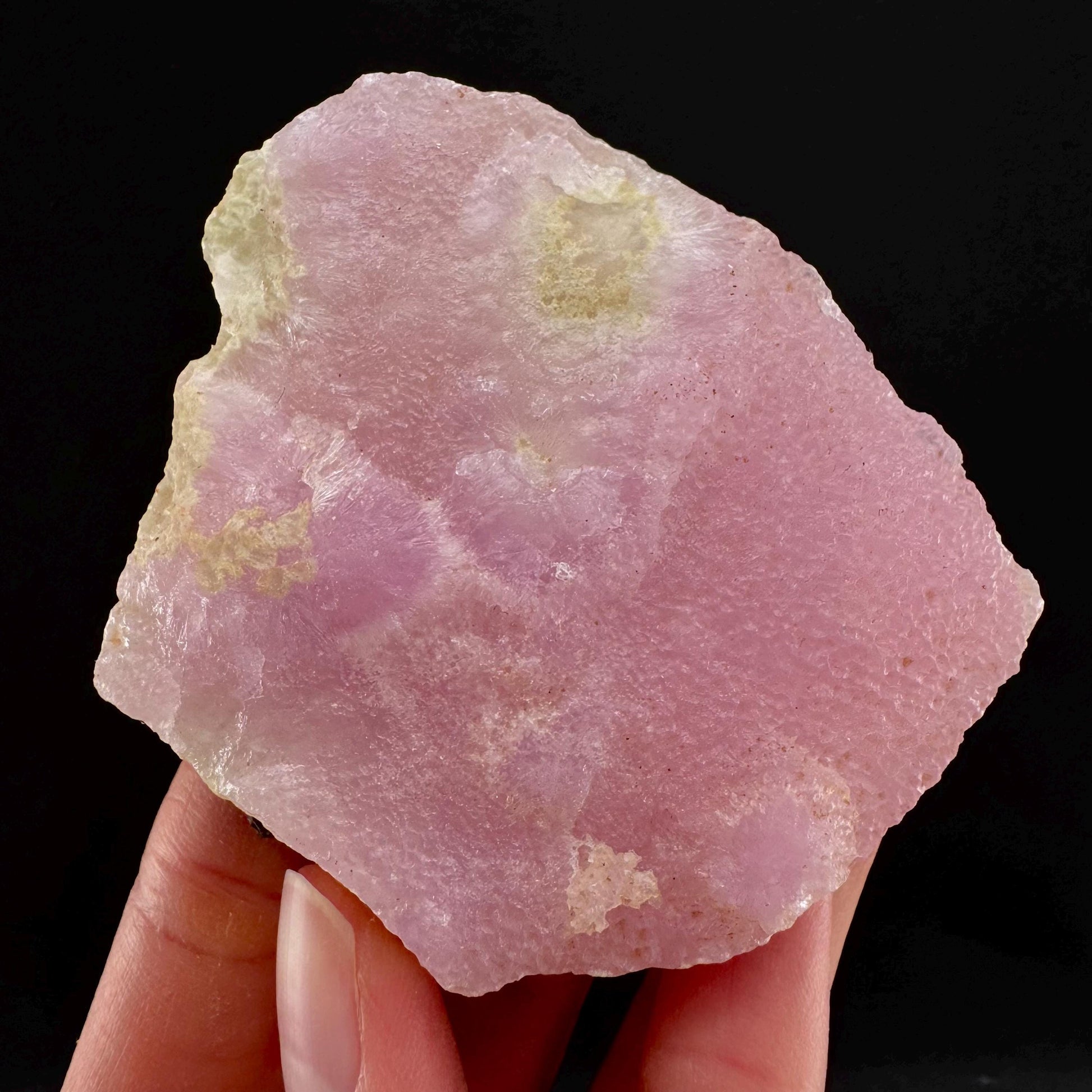 Pink Aragonite | natural crystal cluster, mineral specimen