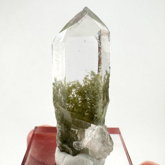 Chlorite Quartz | green phantom quartz crystal, mineral specimen