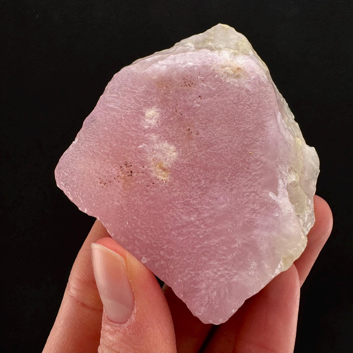 Pink Aragonite | natural crystal cluster, mineral specimen